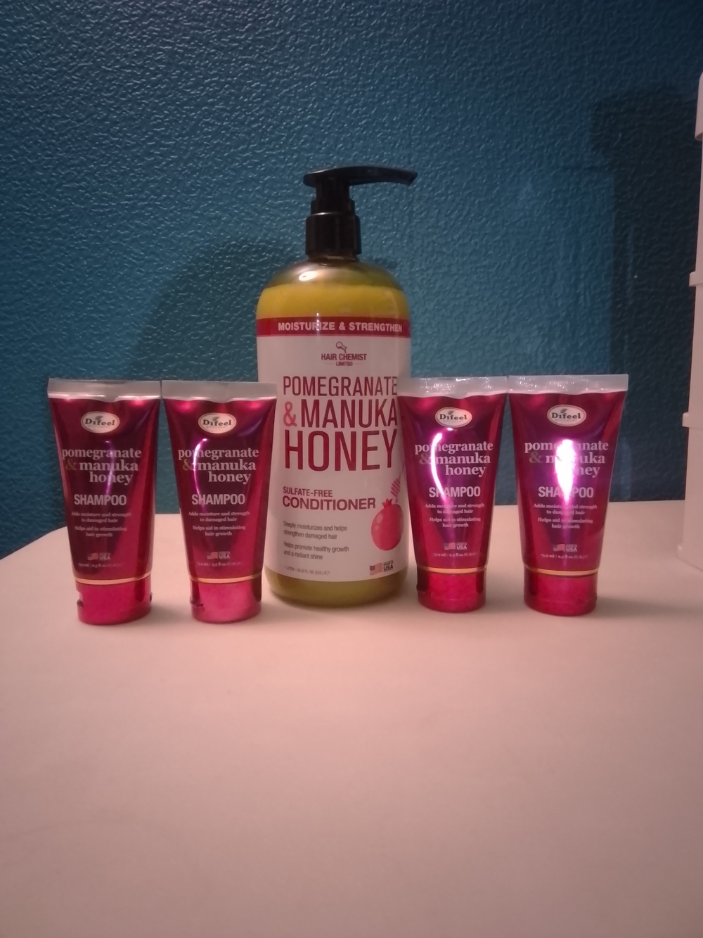 Pomegranate & Manuka Honey Conditioner and Shampoo -